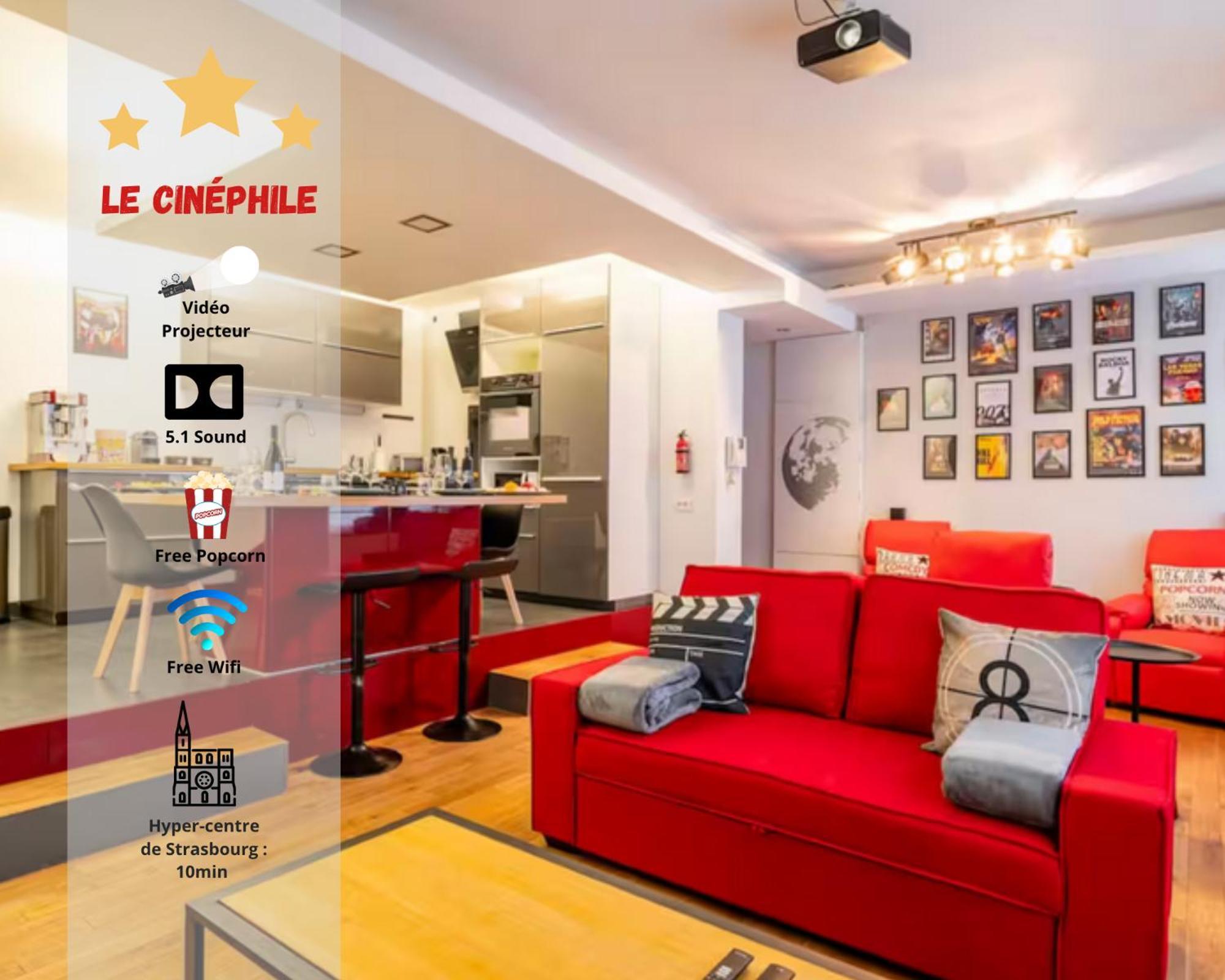 Le Cinephile - Popcorn, Plancha, Et Confort 6 Pers Schiltigheim Εξωτερικό φωτογραφία